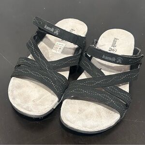 Kamik Black Sport Sandals Adjustable Strap Women's
Size 9